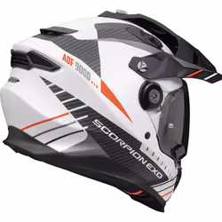 Scorpion ADF-9000 Air Feat Motocross Helmet, black-white-red, Size XL for Men