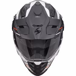 Scorpion ADF-9000 Air Feat Motocross Helmet, black-white-red, Size XL for Men