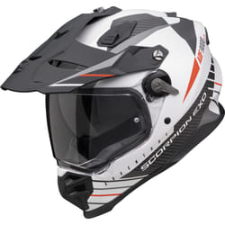 Scorpion ADF-9000 Air Feat Motocross Helmet, black-white-red, Size S for Men