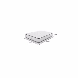 COSMOS 5ft King Size Mattress Memory Foam Mattress 12 Inch Deep Extra Firm Mattress (150x200cm) Back Support Fire Retardant Skin Soft, Upsilon