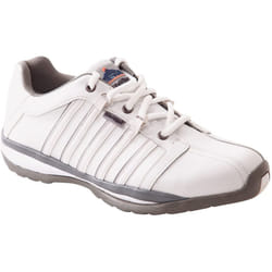 Portwest FW33WHR43 Steelite Arx Safety Trainer, S1P HRO, Regular, Size: 43/1, White - EN safety certified