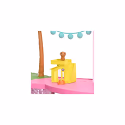 Barbie Dreamhouse, Pool Party Doll House with 75+ Pieces and 3-Story Slide, Barbie House Playset, Puppy Play Areas, HMX10