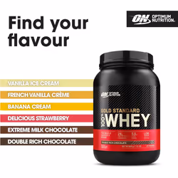 Optimum Nutrition Gold Standard Whey Protein, Muscle Building Powder with Naturally Occurring Glutamine and Amino Acids