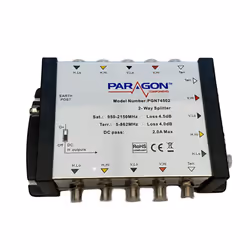 5 x Paragon Components 2 Way Splitter Satellite / Terrestrial IRS System