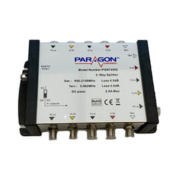 5 x Paragon Components 2 Way Splitter Satellite / Terrestrial IRS System