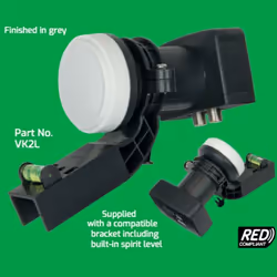 10 X Mk4 Twin Lnb 2 Way Digital Universal Satellite Lmb For Sky+ Hd Freesat