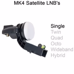 MK4 LNB Single Twin Quad Octo Wideband Hybrid Satellite LMB For SKY+ HD Freesat - Single