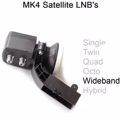 MK4 LNB Single Twin Quad Octo Wideband Hybrid Satellite LMB For SKY+ HD Freesat - Wideband