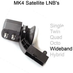 MK4 LNB Single Twin Quad Octo Wideband Hybrid Satellite LMB For SKY+ HD Freesat - Wideband
