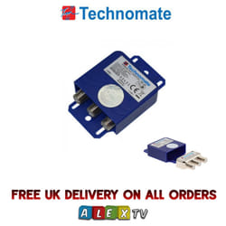 Technomate TM-2S External 2 Way DiSEqC Switch 2x1 weatherproof housing