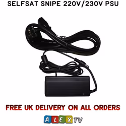 Selfsat Snipe Genuine Power Supply 220V 240V for Snipe, Snipe 2, Snipe Air, Dome