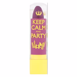 Keep Calm & Party Lip Balm Moisturising balm 3.8g Violet Blush