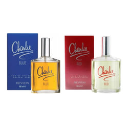 2X Charlie Ladies Spray for Women 100ml Red Blue Eau Fraiche Revlon
