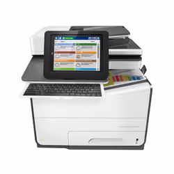 HP PageWide Enterprise Color Flow MFP 586z, Inkjet, Colour printing, 2400 x 1200 DPI, A4, Direct printing, Black, White