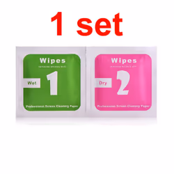 10pcs Camera lens optical screen protector cleaning cleaner alcohol wet dry wipes