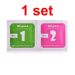10pcs Camera lens optical screen protector cleaning cleaner alcohol wet dry wipes