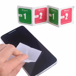 10pcs Camera lens optical screen protector cleaning cleaner alcohol wet dry wipes