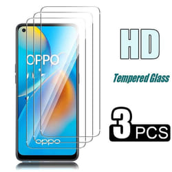 3PCS Screen Protector OPPO A60 A53 A15 A16 A80 A40 A74 A96 A58 A78 A98 RENO 8T A18 A38 A78 A57 A57S A77S A17 Tempered Glass HD 9H - OPPO A96 4G