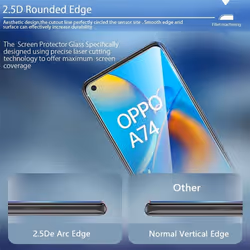 3PCS Screen Protector OPPO A60 A53 A15 A16 A80 A40 A74 A96 A58 A78 A98 RENO 8T A18 A38 A78 A57 A57S A77S A17 Tempered Glass HD 9H - OPPO Find X3 Lite