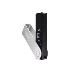 Ledger Nano X, Bitcoin, Ethereum, NFT, EAL5+, USB stick hardware wallet, Black, Plastic, Stainless steel, OLED