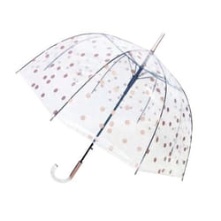 Gift Company BUL6060 umbrella Gold, Transparent Full-sized Rain umbrella
