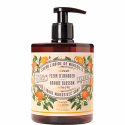 Panier des Sens Liquid Marseille Soap - Orange Blossom 500ml, Hands & Body, Liquid soap, Pump bottle, Moisturizing, Regenerat ...