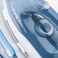 H.Koenig V5i 2400 W 1.7 L Stainless Steel soleplate Blue, White