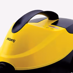 H.Koenig nv6200 Cylinder steam cleaner 1.5 L 2000 W Black, Yellow