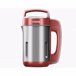 H.Koenig MXC18, 1.1 L, Kettle style, Red, Stainless steel, 100 °C, 30 min, Stainless steel