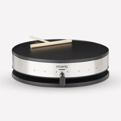 H.Koenig KREP29 crepe maker 1 crepe(s) 1300 W Black, Stainless steel