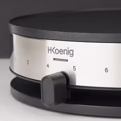 H.Koenig KREP29 crepe maker 1 crepe(s) 1300 W Black, Stainless steel - Additional view 4
