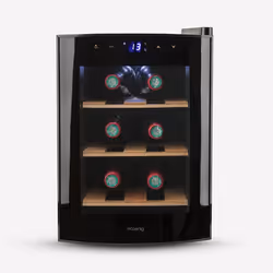 H.Koenig AGE6WV wine cooler Thermoelectric wine cooler Freestanding Black, Grey 6 bottle(s) - Additional view 2