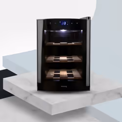 H.Koenig AGE6WV wine cooler Thermoelectric wine cooler Freestanding Black, Grey 6 bottle(s) - Additional view 5