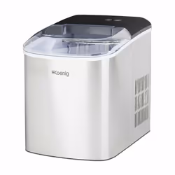 H.Koenig ICEK12 ice cube maker Built-in/freestanding ice cube maker 12 kg/24h 120 W Black, Stainless steel