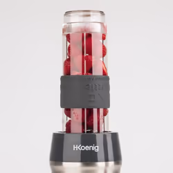 H.Koenig SMOO9 0.57 L Sport blender 300 W Black, Stainless steel, Transparent - Additional view 2