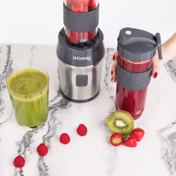 H.Koenig SMOO9 0.57 L Sport blender 300 W Black, Stainless steel, Transparent - Additional view 3