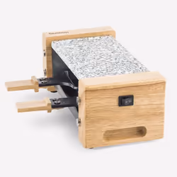 H.Koenig WOD2 raclette grill 2 person(s) 350 W Black, Grey, White, Wood