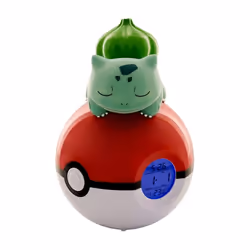 TEKNOFUN 811367 Bulbasaur Pokemon Radio FM Alarm Clock - Red/White