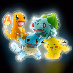 Pokemon Character Group Neon Wall Light - Additional view 7