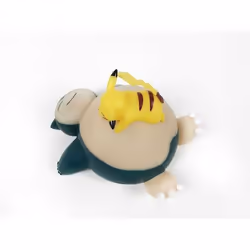 TEKNOFUN Pokémon sleeping Snorlax and Pikachu LED lamp 10 in