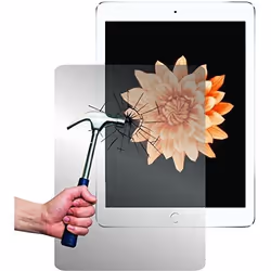 Urban Factory Screen Cover Tempered Glass iPad Pro 9.7", Clear screen protector, 24.6 cm (9.7"), 9H, Tempered glass, 1 pc(s)