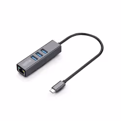 Urban Factory HUBEE: HUB USB-C 1RJ45 ET 3 USB-A 3.0 - Additional view 2