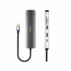 Urban Factory MHC45UF laptop dock/port replicator Wired USB 3.2 Gen 1 (3.1 Gen 1) Type-C Grey - Additional view 4