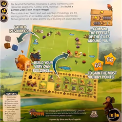 Iello Little Town Board game Strategy
