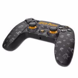 Freaks and Geeks Black Wireless Controller for PS4 with Headphone Jack and Illuminated Buttons – Harry Potter