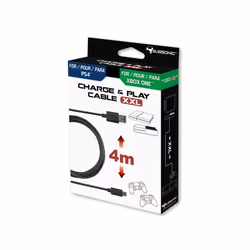 Subsonic SA5355, 4 m, USB A, Micro-USB A, USB 2.0, Male/Male, Black