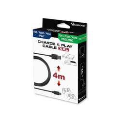 Subsonic SA5355 USB cable USB 2.0 4 m USB A Micro-USB A Black