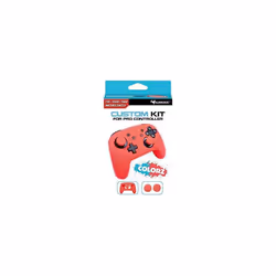 Subsonic Silicon Protective Cover Custom Kit for Pro Controller - Red (Nintendo Switch)