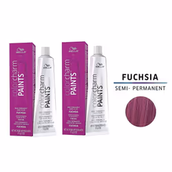 Wella Color Charm Paints FUCHISA Semi-Permanent - Fuchsia - Pack of 2