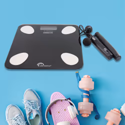 Little Balance 8685 personal scale Square Black Electronic personal scale